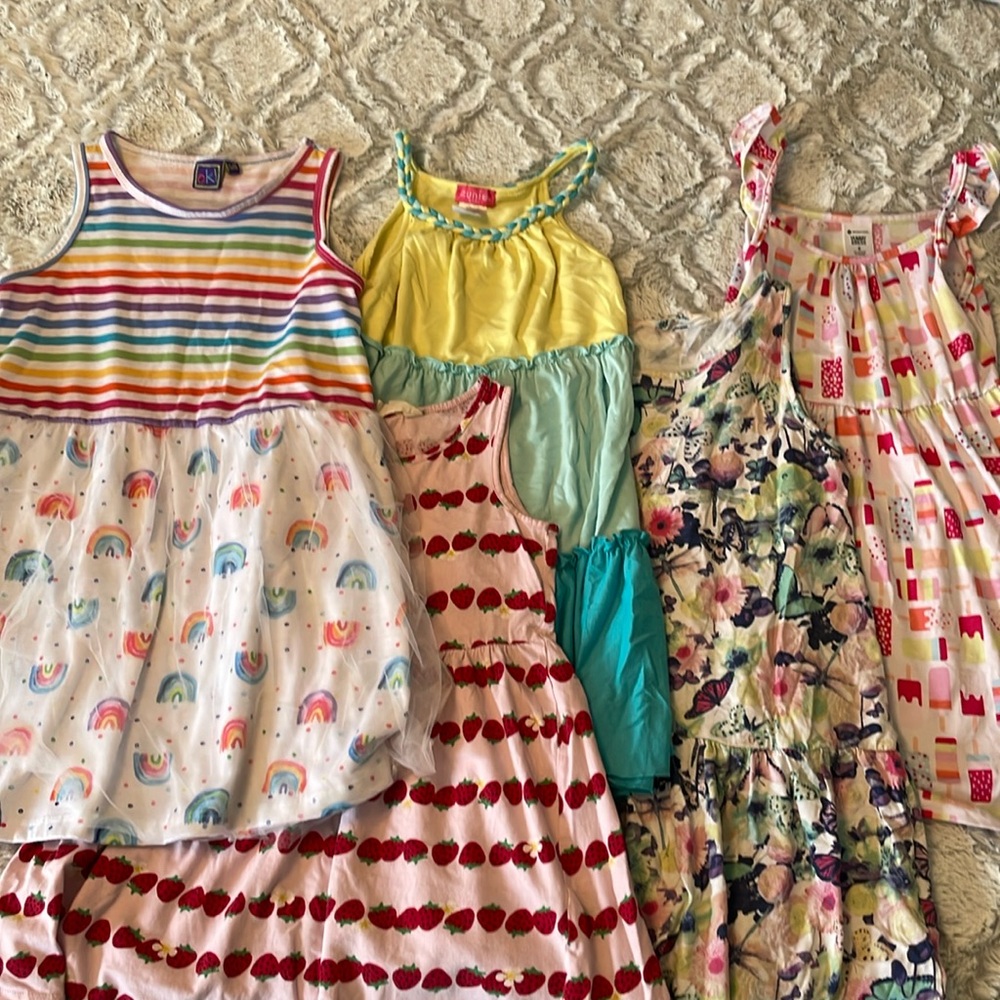 Lot of 5 girls dresses